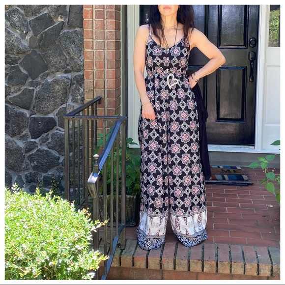 #03 GORGEOUS PRINT WIDE LEG TANK JUMPSUIT - Picture 2 of 16
